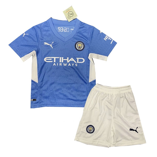 Camiseta Manchester City 1ª Kit Niño 2021 2022